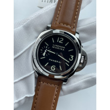(준비완료/특급배송 )NO.3534/HW공장 파네라이 루미노르 마리나 PAM111 스틸 가죽스트랩