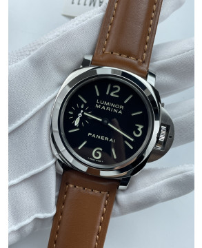 (준비완료/특급배송 )NO.3534/HW공장 파네라이 루미노르 마리나 PAM111 스틸 가죽스트랩